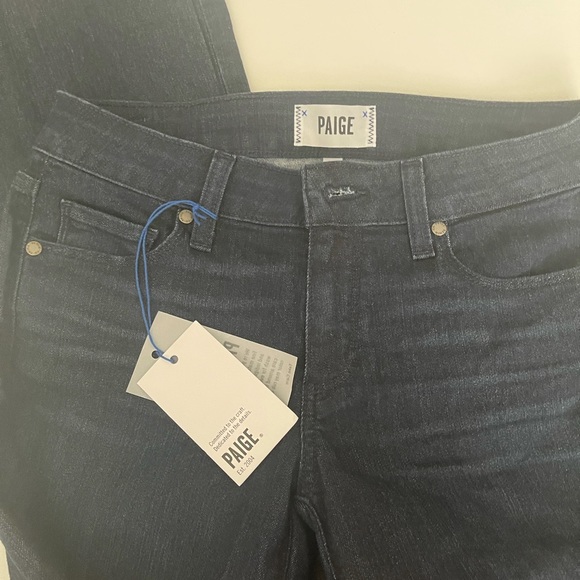 NWT Paige ILLA Manhattan Bootcut dark jeans - Picture 4 of 8